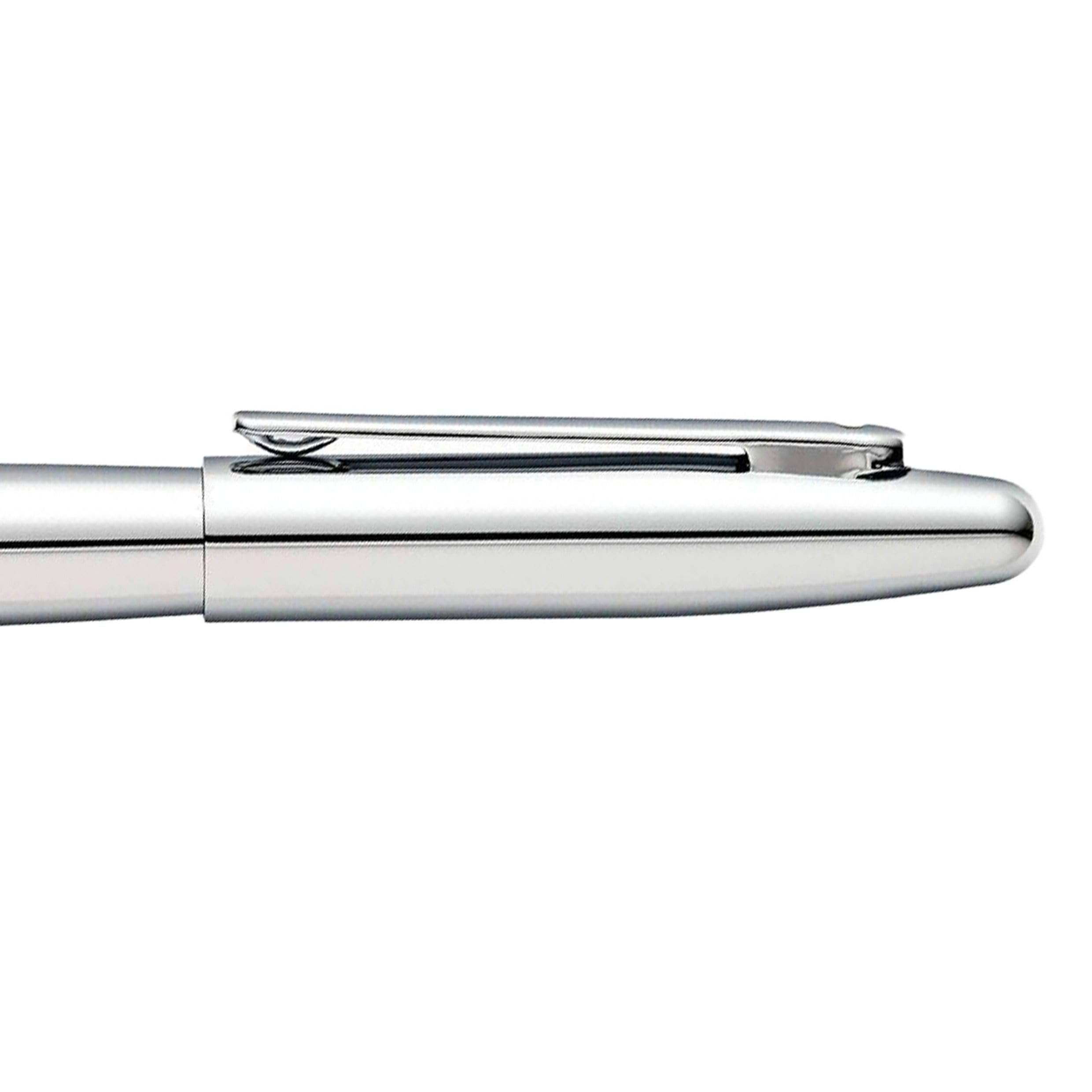 Sheaffer VFM E0942153 - Penna stilografica in metallo ricaricabile, pennino medio, confezione regalo premium e cartuccia nera, confezione da 1 pezzo, cromato lucido