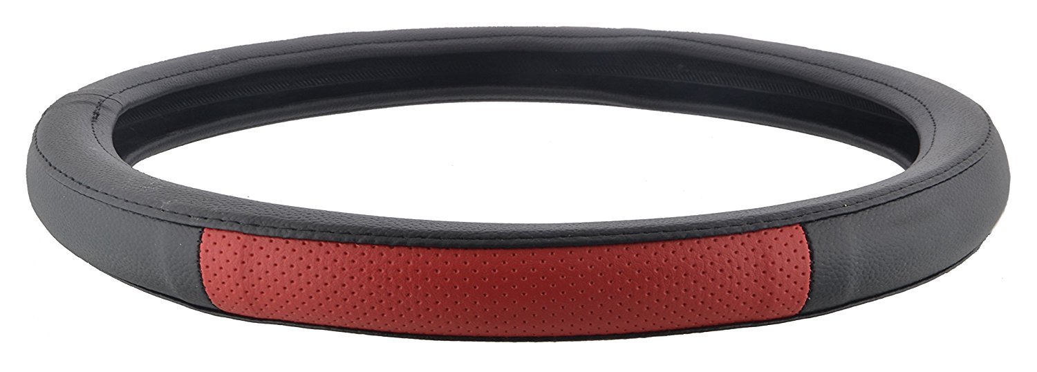 Hi Art ExtraGrip925 Black and Red Car Steering Wheel Cover Compatible with Maruti Suzuki S-presso-image-15