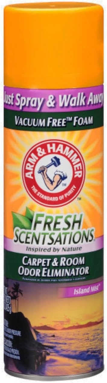 Arm & Hammer Fresh Scentsations Carpet Odor Eliminator, Island Mist - Foam, 15 Oz 15 Oz Pack of 1