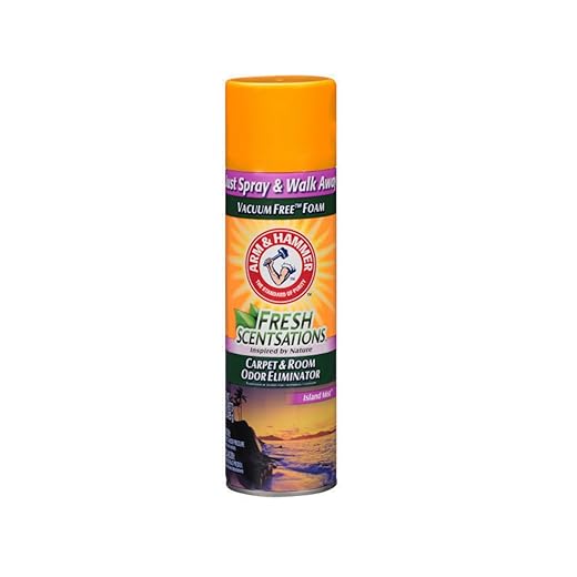 Arm & Hammer Fresh Scentsations Carpet Odor Eliminator, Island Mist - Foam, 15 Oz (15 Oz (Pack of 1))