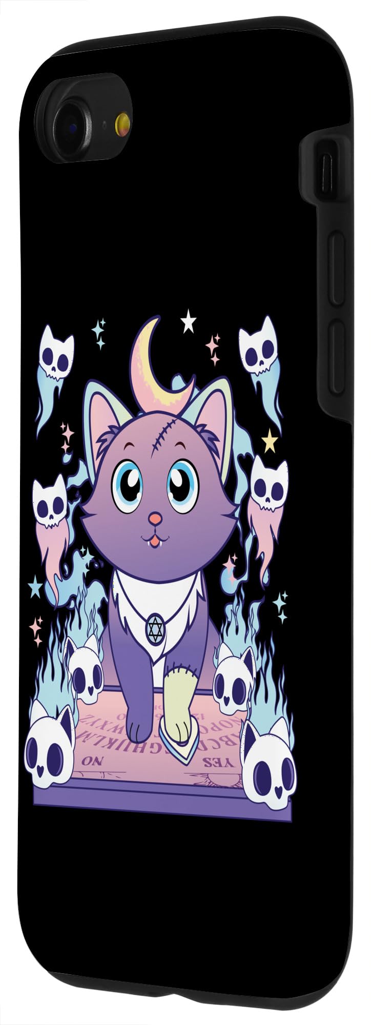 iPhone SE (2020) / 7 / 8 Ouija Cat Cute Kawaii Occult Satanic Pastel Gothic Case - Image 2