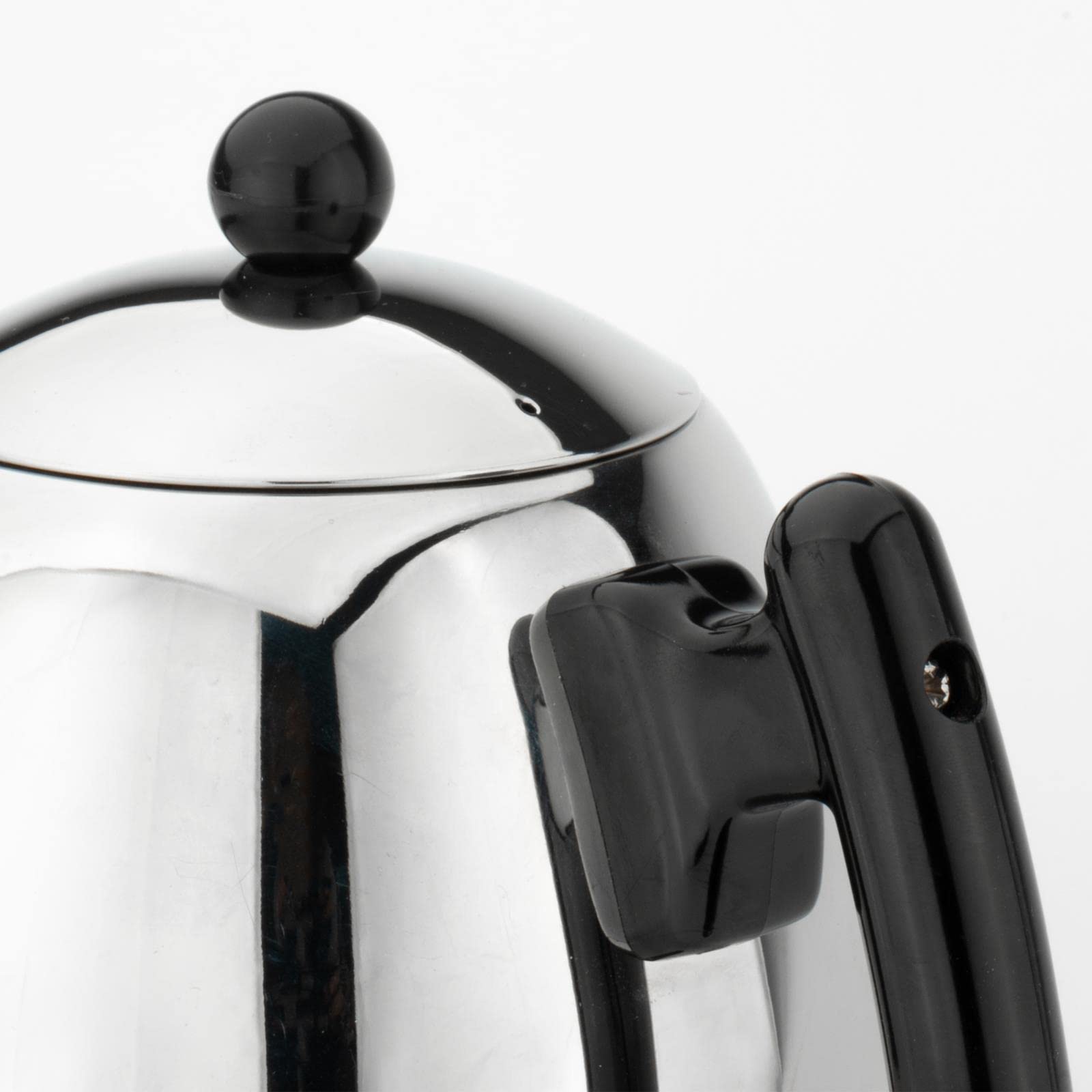 Bredemeijer Teekanne Set 1.2 Liter - Edelstahl doppelwandig silber glänzend - Kleiner klassischer Teebereiter mit Tee-Filter-Sieb-Aufsatz für losen Tee - inkl. Holz-Untersetzer braun