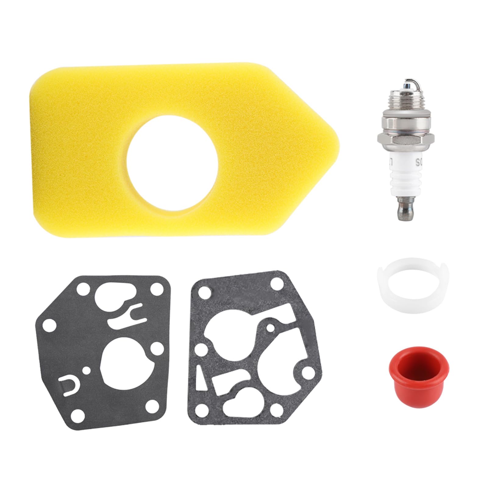 Filtro a Membrana, Kit Membrana Carburatore Guarnizione Membrana Carburatore Filtro Aria Kit Candela Kit Carburatore per Molti Piccoli Motori Kit di Messa a Punto
