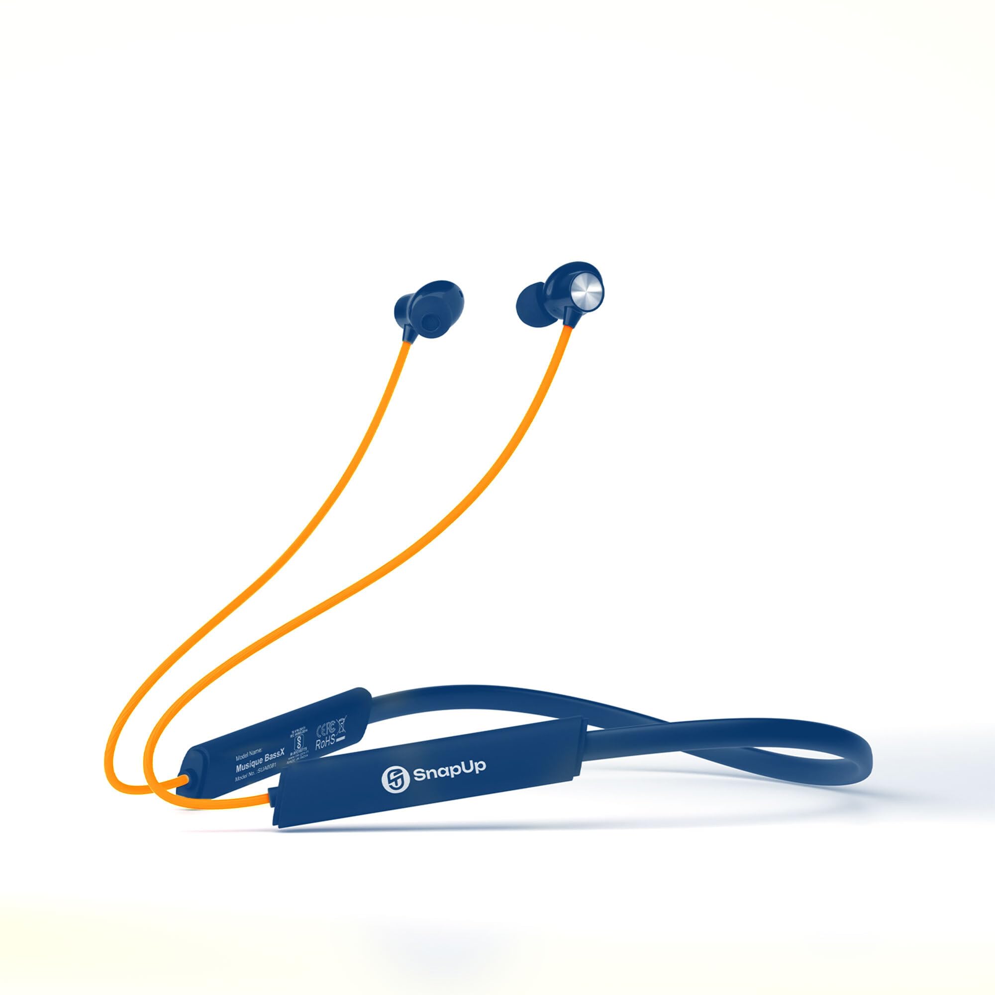 SnapUp Musique BassX in Ear Wireless Bluetooth Neckband with Mic