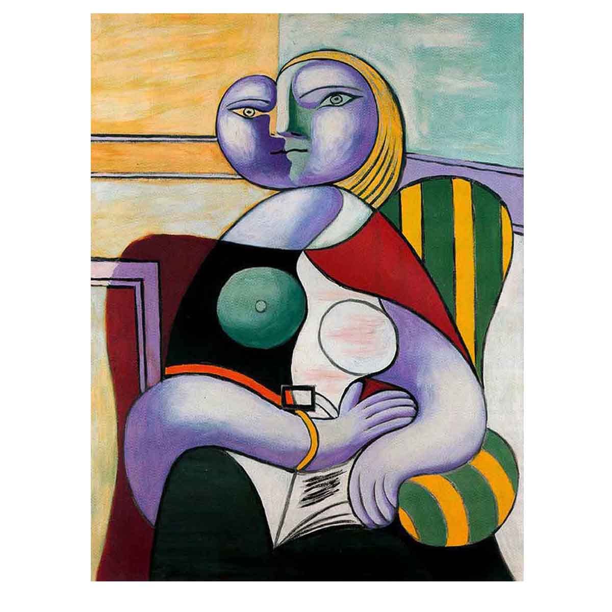 Amazon.com: Le-Ntt-Ko Canvas Art Pablo Picasso Wall Decor Poster