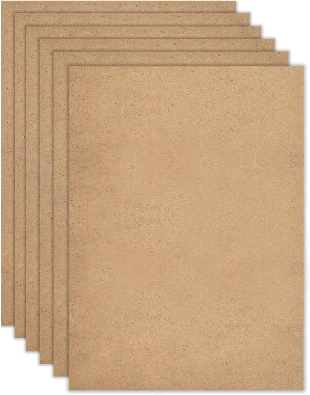 Amazon Brand - Umi 6 Pc A4 Size MDF Boards for Art and Craft, Wood MDF Sheets for Craft Work, DIY MDF Cutouts 30 x 20 cms