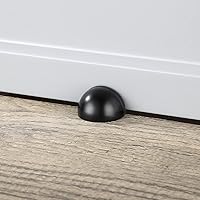 Vista 9 de JQK Tope de Puerta de Piso, Colgador de Snowboard para Almacenamiento Acero Inoxidable Amortiguador de Sonido Tope de Puerta Protector de Pared Negro