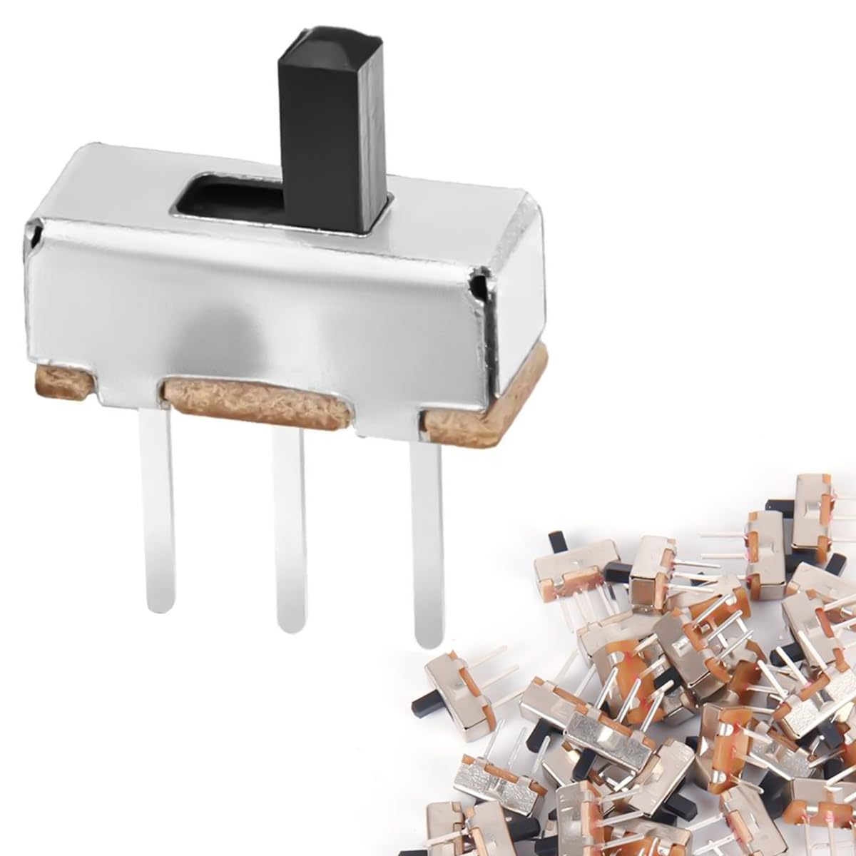 DAOKAI Mini Micro Slide Switch SPDT High Knob Vertical Slide