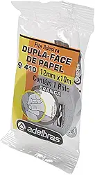 Fita Dupla Face Flow-Pack, 12mm X 10m, Unidade, Adelbras