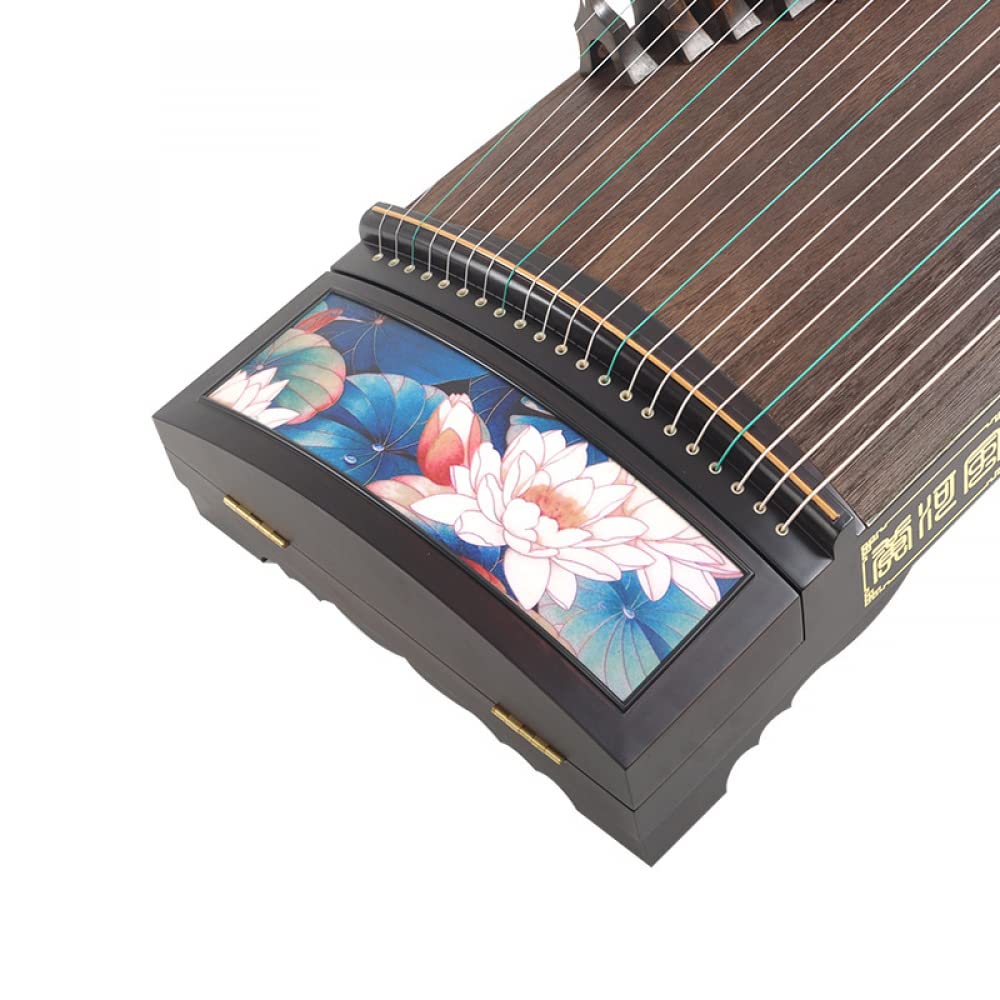 Dorosły lite drewno Guzheng drzewo sandałowe 163 cm długości 21 strun Guzheng żółta rzeka wiatr nadaje się dla początkujących osiągów
