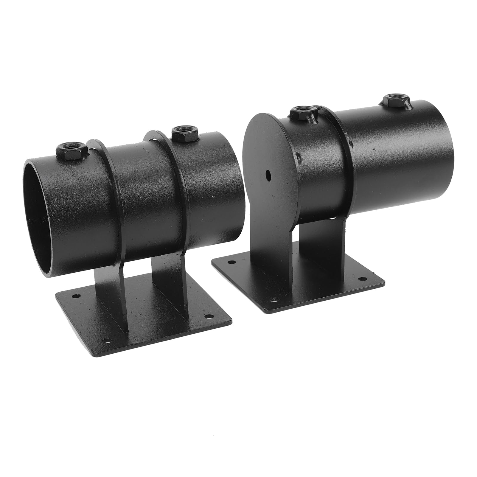 Tosuny Soporte Ajustable para Sombrilla de Metal Resistente, Soporte para Barandilla de Cubierta a Prueba de Viento para Balcón Al Aire