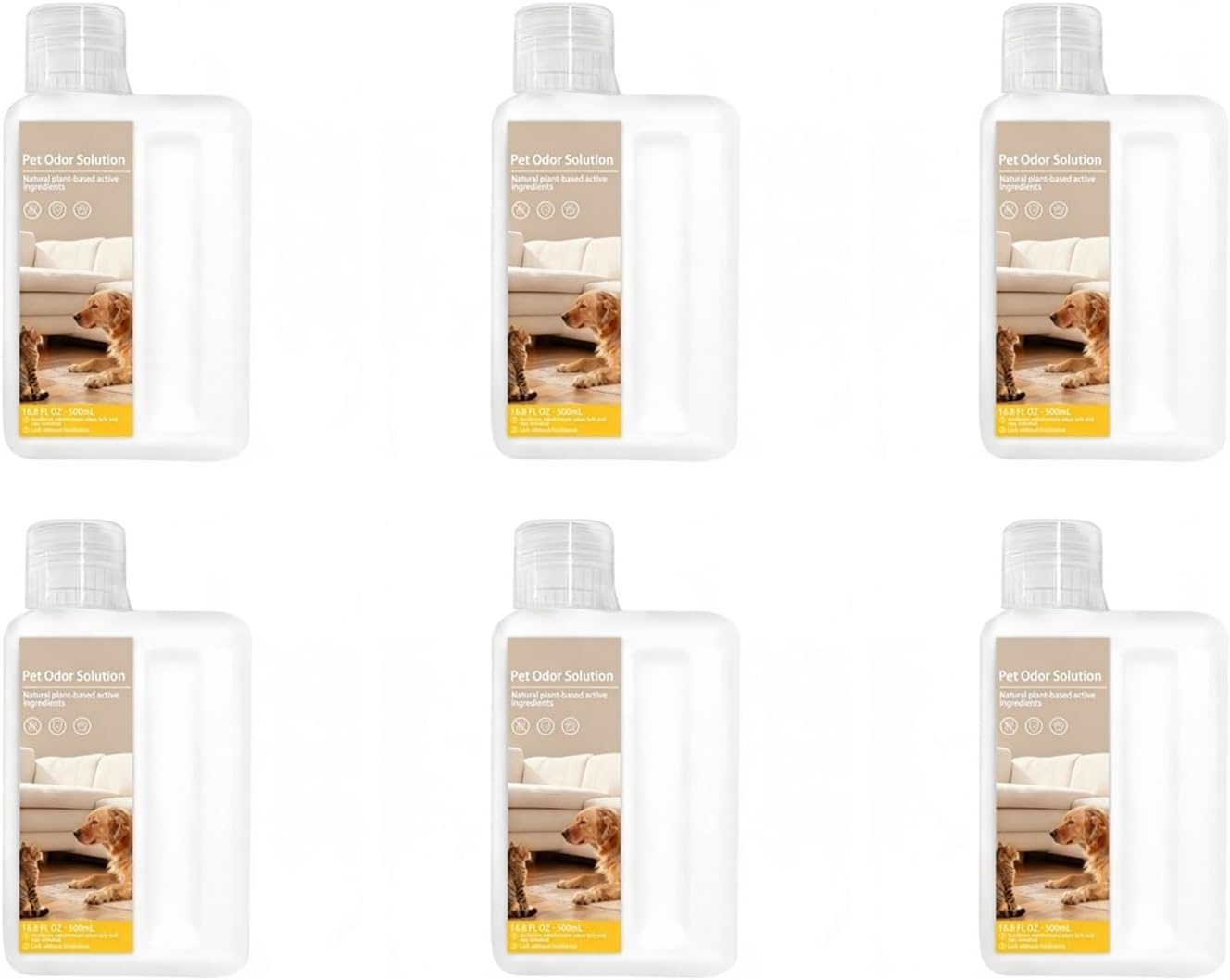 Pet Deodorizing And Cleaning Liquid, Compatible With MOVA V50 Ultra/Z60 Ultra Roller Complete/P10 Pro Ultra/P50 Pro Ultra/S20 Ultra,Gentle Formula Pet Deodorizer(3PCS)