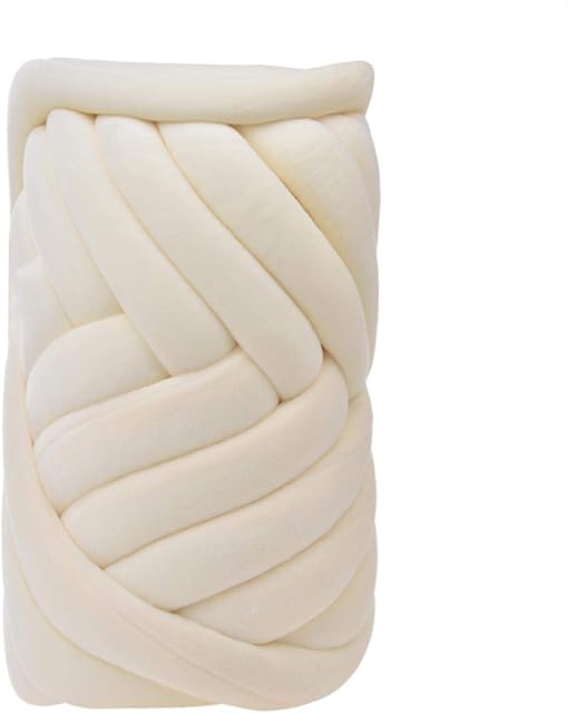 Super Bulky Chunky Yarn, Chunky Arm Knitting Yarn, for DIY Hand Knitting Crochet Soft Big Cotton, Soft Core Yarn Bulky Knitting Wool Yarn, for Blanket Scarves Hats Knitting Giant Chunky Knit Blankets