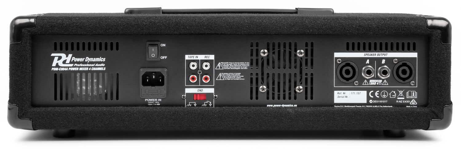 Vonyx Power Dynamics PA Anlage 8 Zoll Lautsprecher 4 Kanal Mixer Verstärker Bluetooth 800 Watt Komplett Set