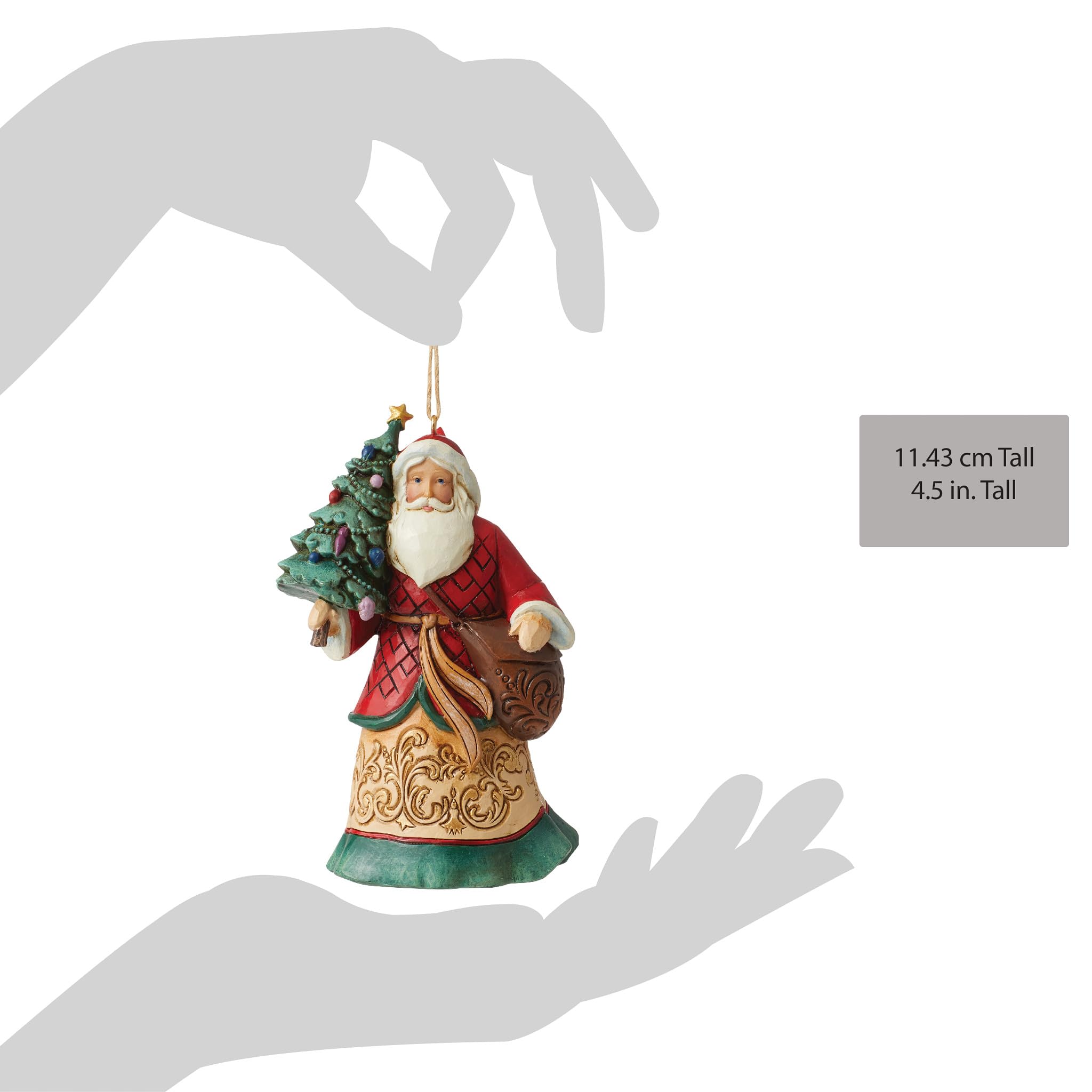 Amazon.co.jp: Enesco Jim Shore サンタ ツリーとおもちゃ袋付き