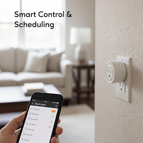 Miniatura 5 de Ironsmith Lighting WiFi Smart Plug  Compatible con Alexa y Google Assistant, temporizador y controlador de grupo, no necesita concentrador,