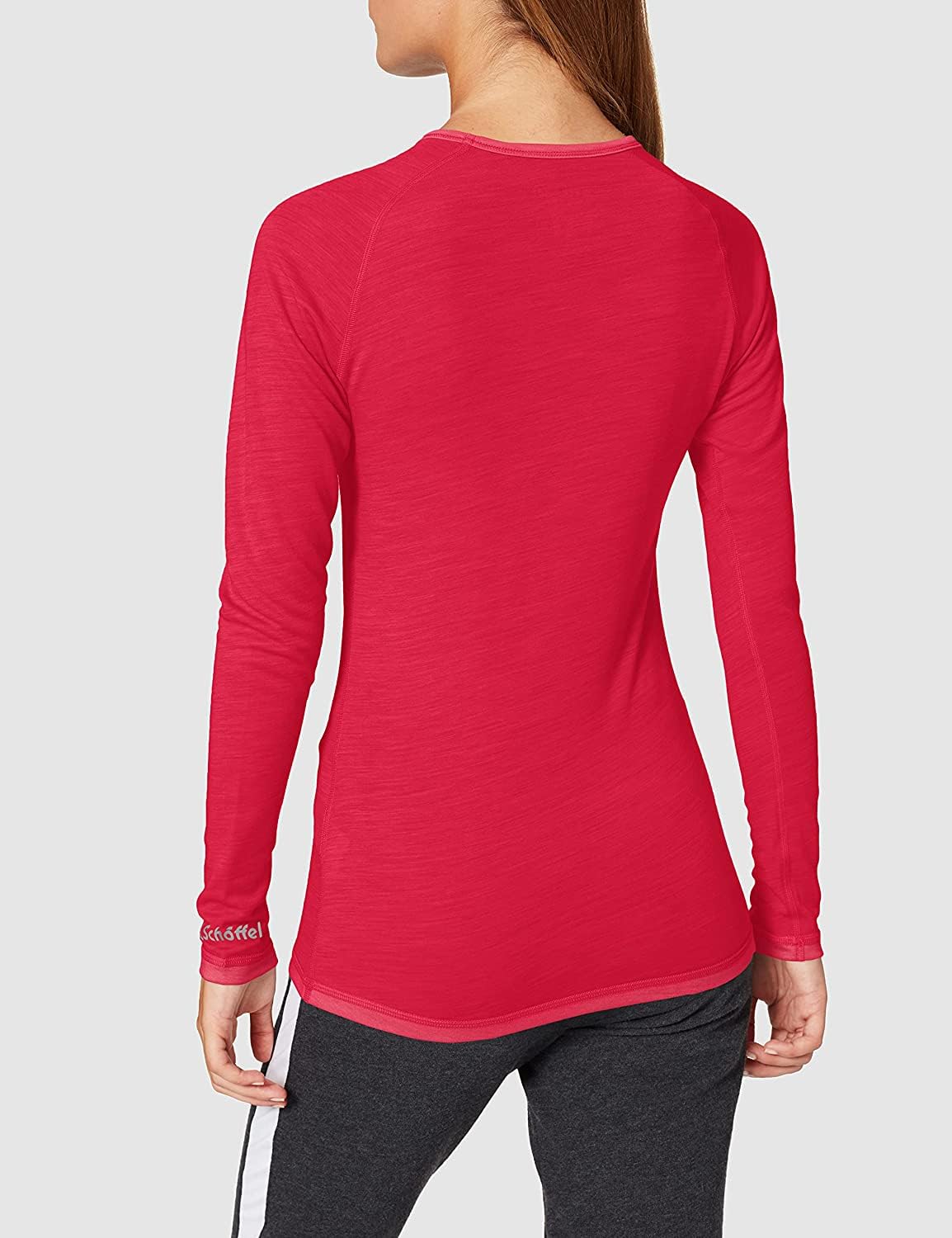 Schöffel Damen Merino Sport Shirt 1/1 Arm W, temperaturregulierendes Langarmshirt, atmungsaktives Funktionsunterwäsche-Shirt in Wollqualität