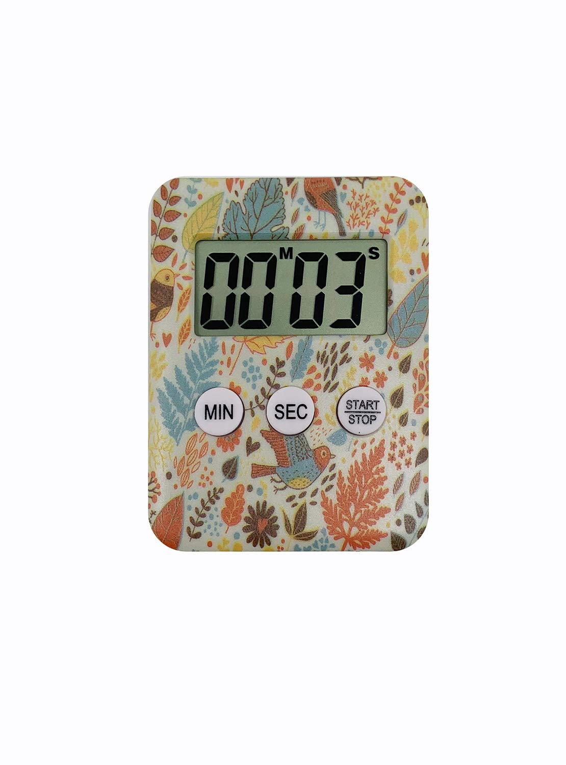 Autumn Leaf Digital Kitchen Magnetic Timer with Laud Alarm for Cooking, Baking, Workouts Kids Timer for Countertop, Desktop, Classroom, Bathroom Timer Battery Included