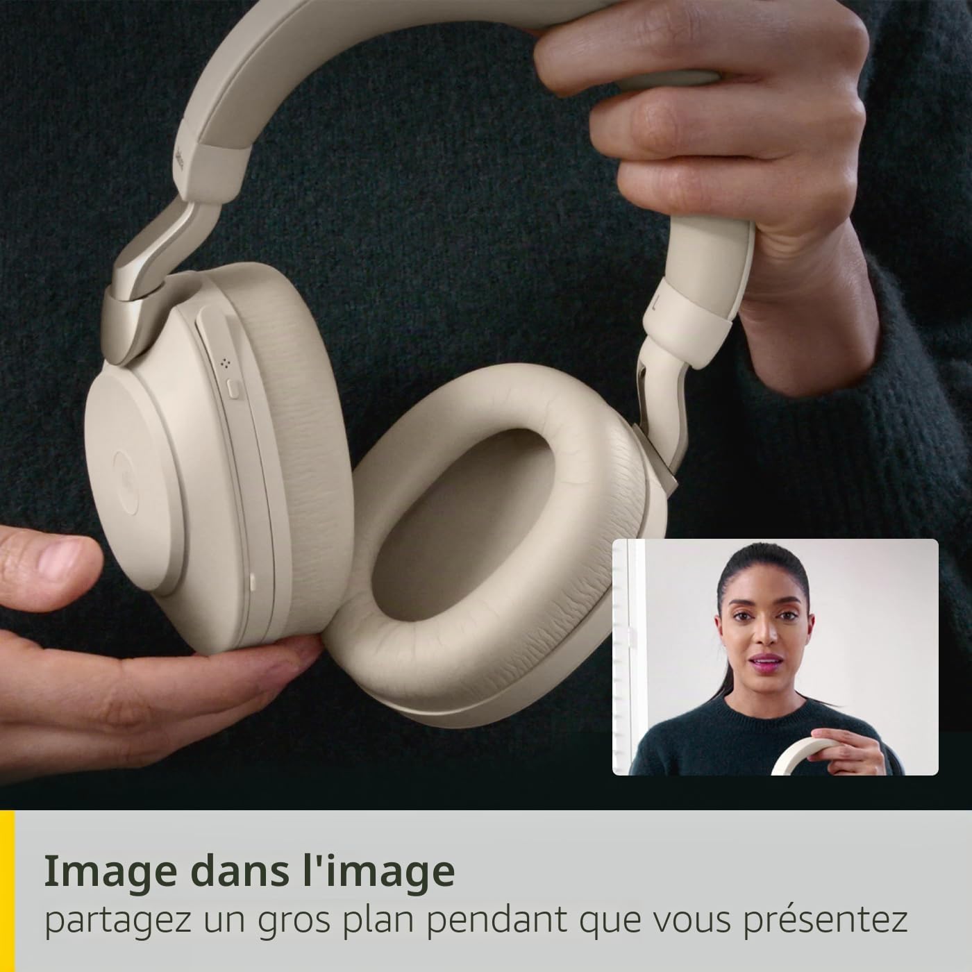 Jabra PanaCast 20 Caméra de Visioconférence 4K Webcam Ultra-HD IA Plug & Play