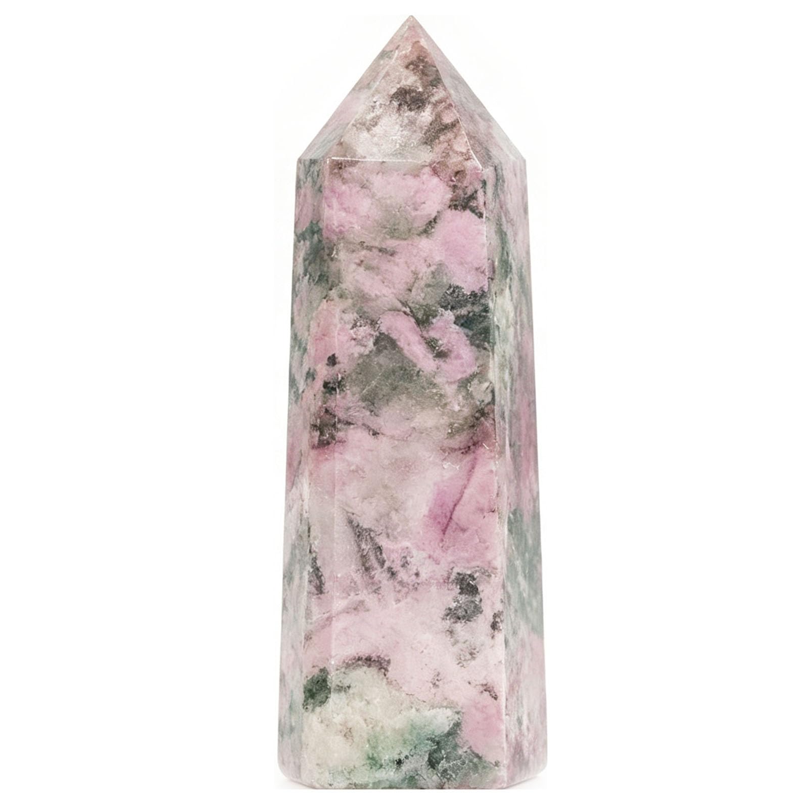 Espécimen mineral pilar cristal de calcita de cobalto rosa natural 80-120G | Cristales en bruto, adorno de escritorio, decoración, bricolaje, decoración de la oficina en el hogar,regalos meditación