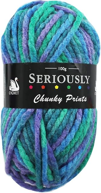 Cygnet Seriously Chunky Super Chunky Acrylic Yarn - Shade 102 Toucan