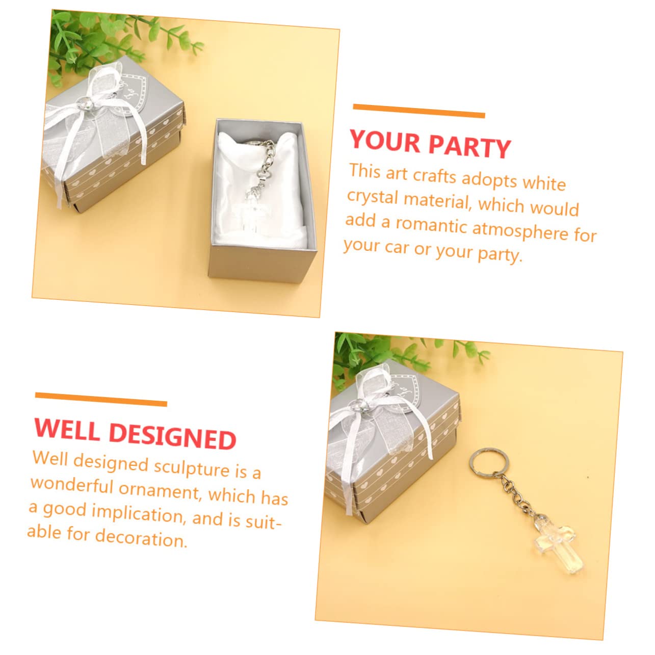LIFKOME Portachiavi a Croce Logo Della Carta Da Tavolo Da Pranzo Keychain Con Diamante D'acqua Oggetti Di Scena Pendenti Decorazioni Pendenti Decorazione Digitale Cristallo