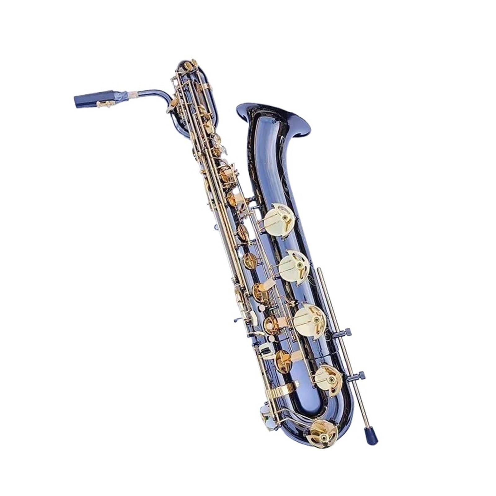 Amazon | バリトン E フラットサックス真鍮黒ニッケルメッキサックス