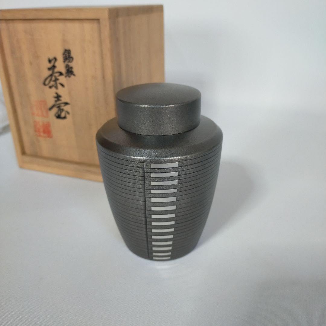 Amazon｜大阪錫器 錫半茶筒 茶壷｜茶入・茶壺 オンライン通販