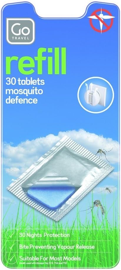 Go Travel Mosqui-Go Mosquito Insect Killer Repellent Tablet Refills - 30 Refills Per Pack (Ref 320)