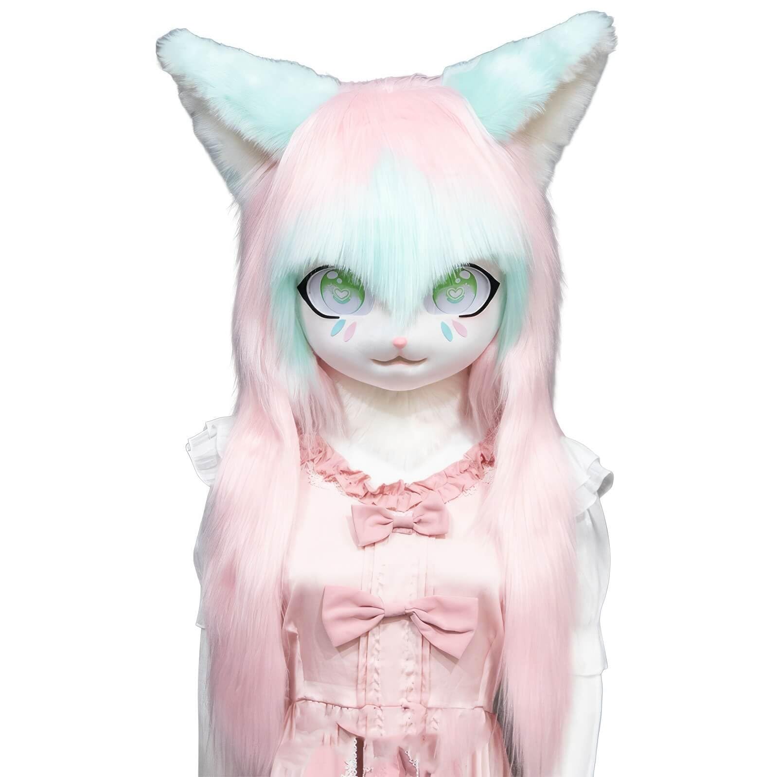 Amazon.com: Rolamumu Fursuit kig Animal mask, Anime Style Animal