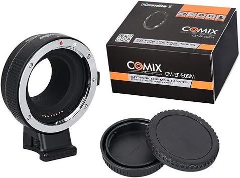 Commlite Lens Mount Adapter CM-EF-EOSM (Canon EF Mount Lens to Canon EF-M Mount Convert) with Electronic Contacts