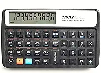 Calculadora Financeira Truly TR12C Platinum +120 Funções RPN (notação Polonesa reversa)