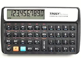 Calculadora Financeira Truly TR12C Platinum +120 Funções RPN (notação Polonesa reversa)