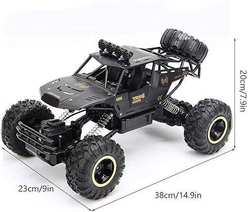 Miniatura 6 de Coche de control remoto todoterreno de alta velocidad de 2.4 G, grande, tracción en las cuatro ruedas, escalador de colinas, automóvil a control