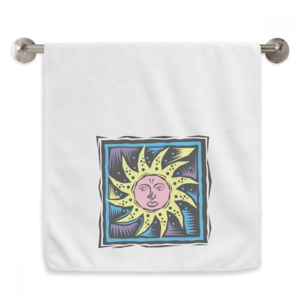 Serviettes Mythes Légendes Mexique blanches 13x29 pouces débarbouillettes visage et mains en coton