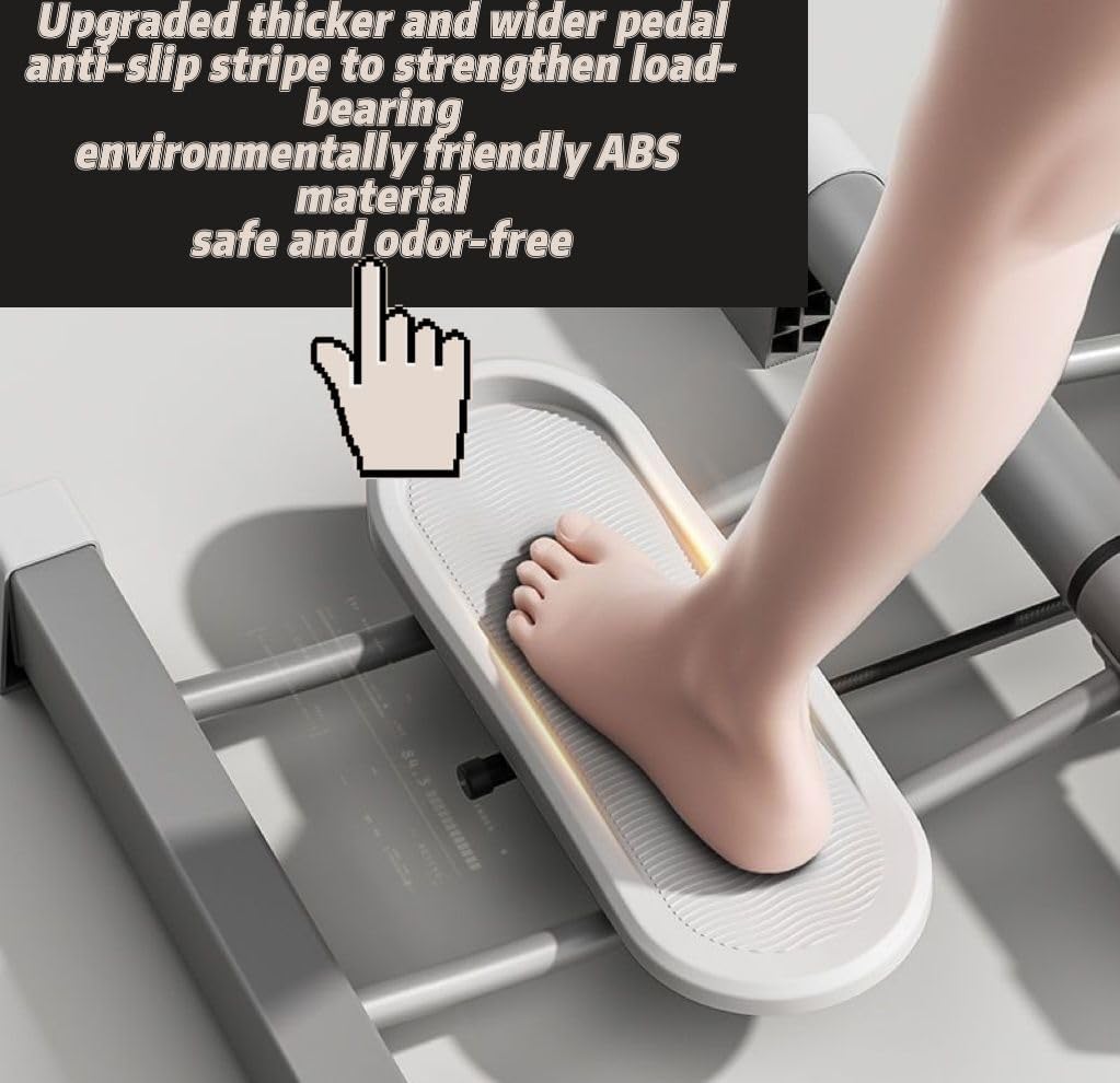 Generic Folding Stand Up Exerciser with Adjustable Leg Support for Home Use, Pink, Pink/silver