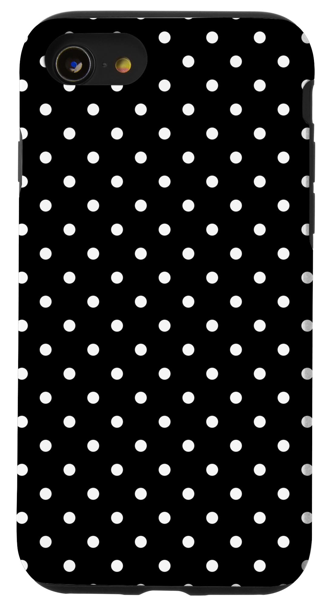 Black and White Polka Dots Case for iPhone SE (2020) / 7/8