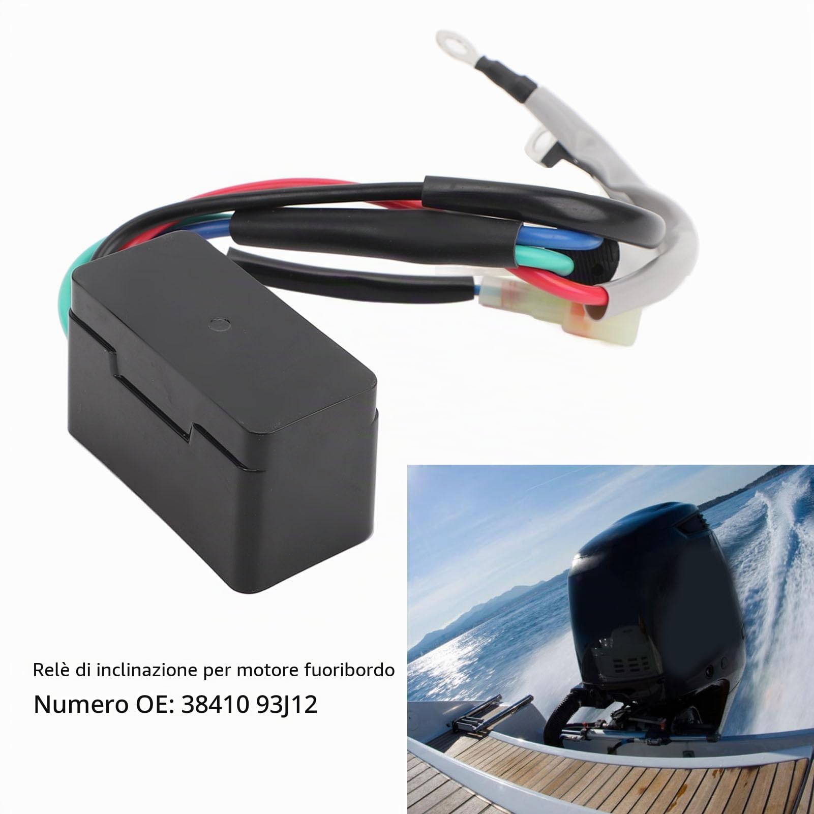Tissting Relè di Inclinazione Power Trim OE 38410 93J12 per Suzuki 30HP-300HP Fourstrokes 2004-Ad oggi