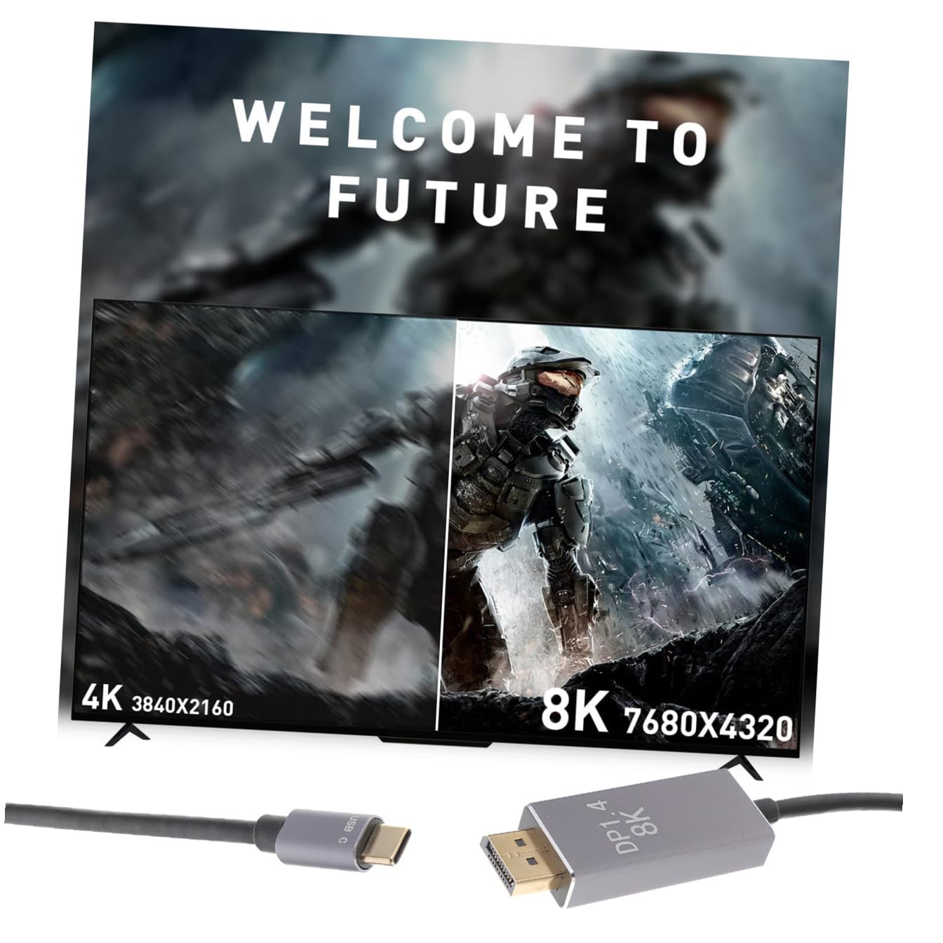 Mobestech 5pezzi Cavo USB c Adattatore per Monitor Compatibile con PRO Air Book per Conferenze e Presentazioni