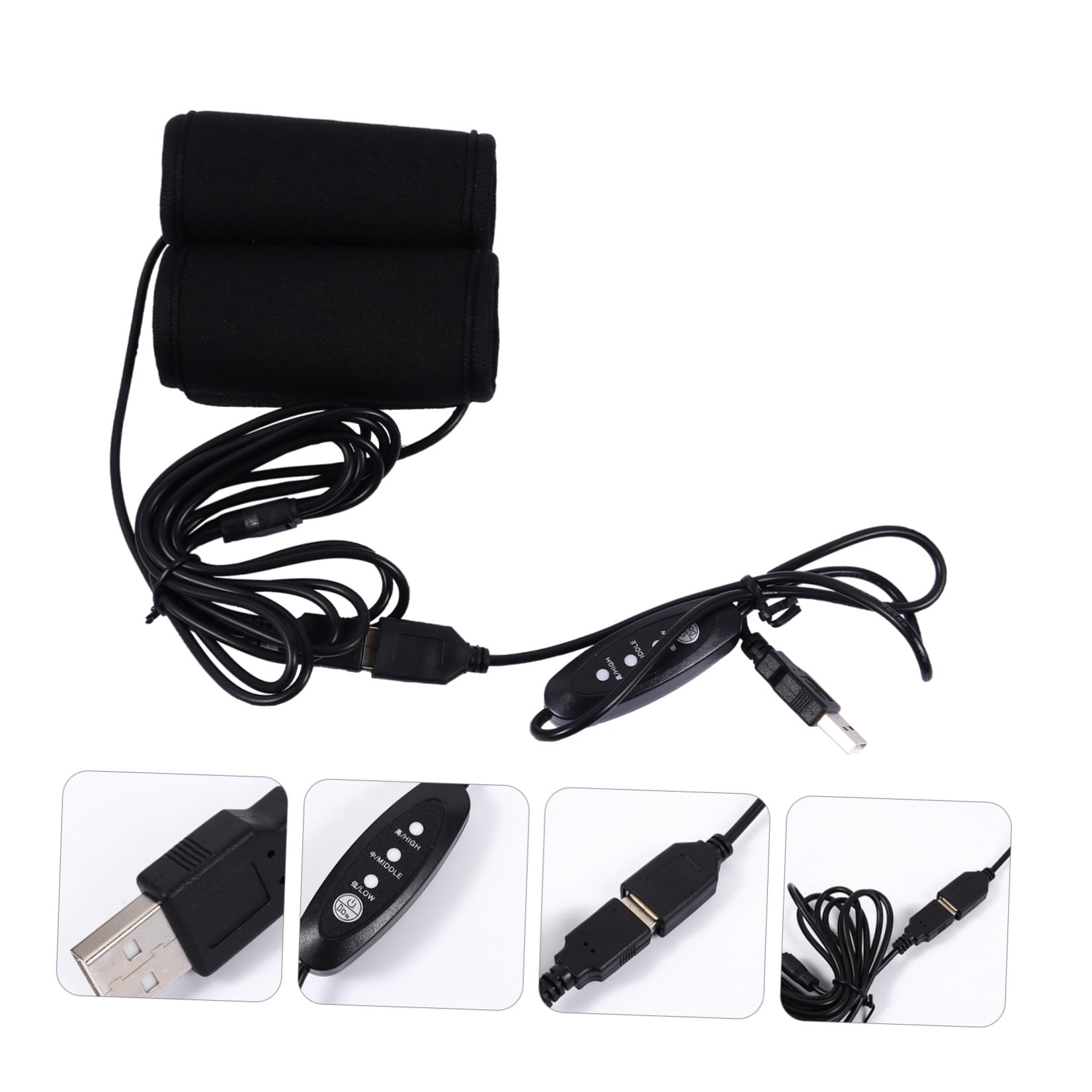 Sosoport Poignées Chauffantes pour Guidon Housse Chauffante pour Poignée de Moto Protection Thermique pour Guidon