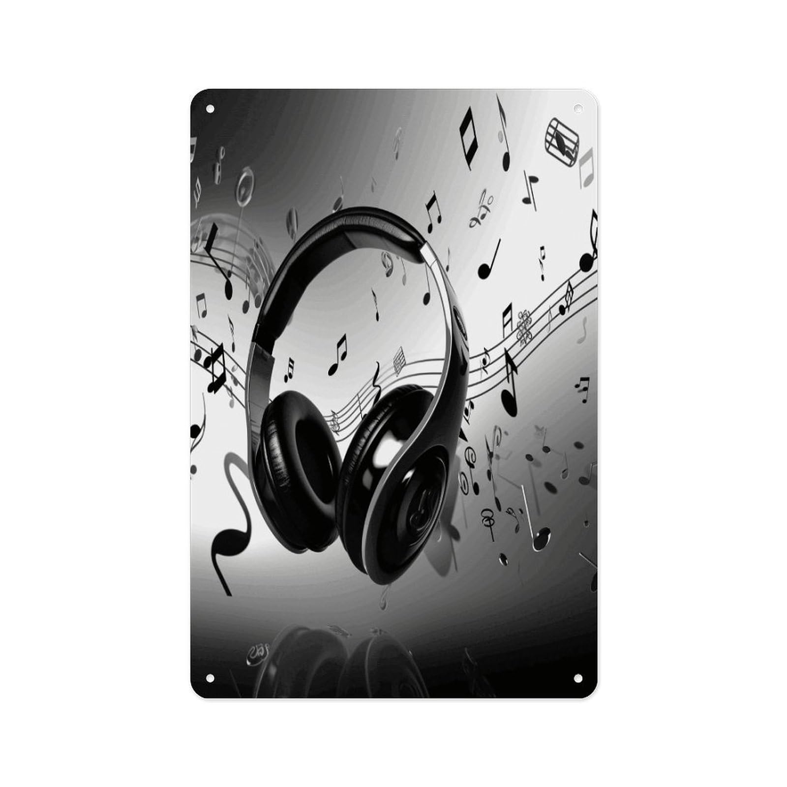 Fekiloot Style Music Wall Decor Metal Signs Tin Signs Poster