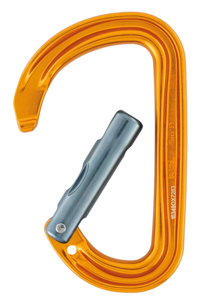 Petzl SM'D Wall karabińczyk śrubowy, żółty, jeden rozmiar