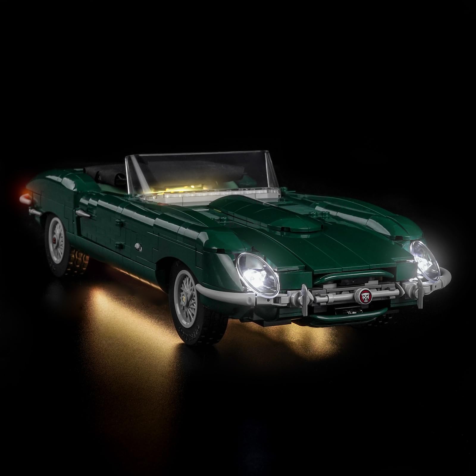 BrickBling Fernbedienung Licht-Kit Kompatibel mit Lego 11381 Jaguar E-Type