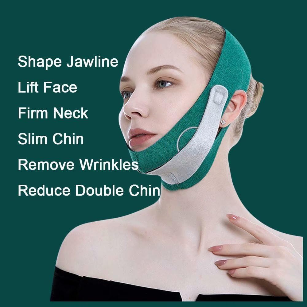 ToYooZe Silicone Face Slimming Strap – Lift-Up V-Line Face Shaper Belt for Chin & Jawline Sculpting – Reusable & Comfortable – Pack of 1 1