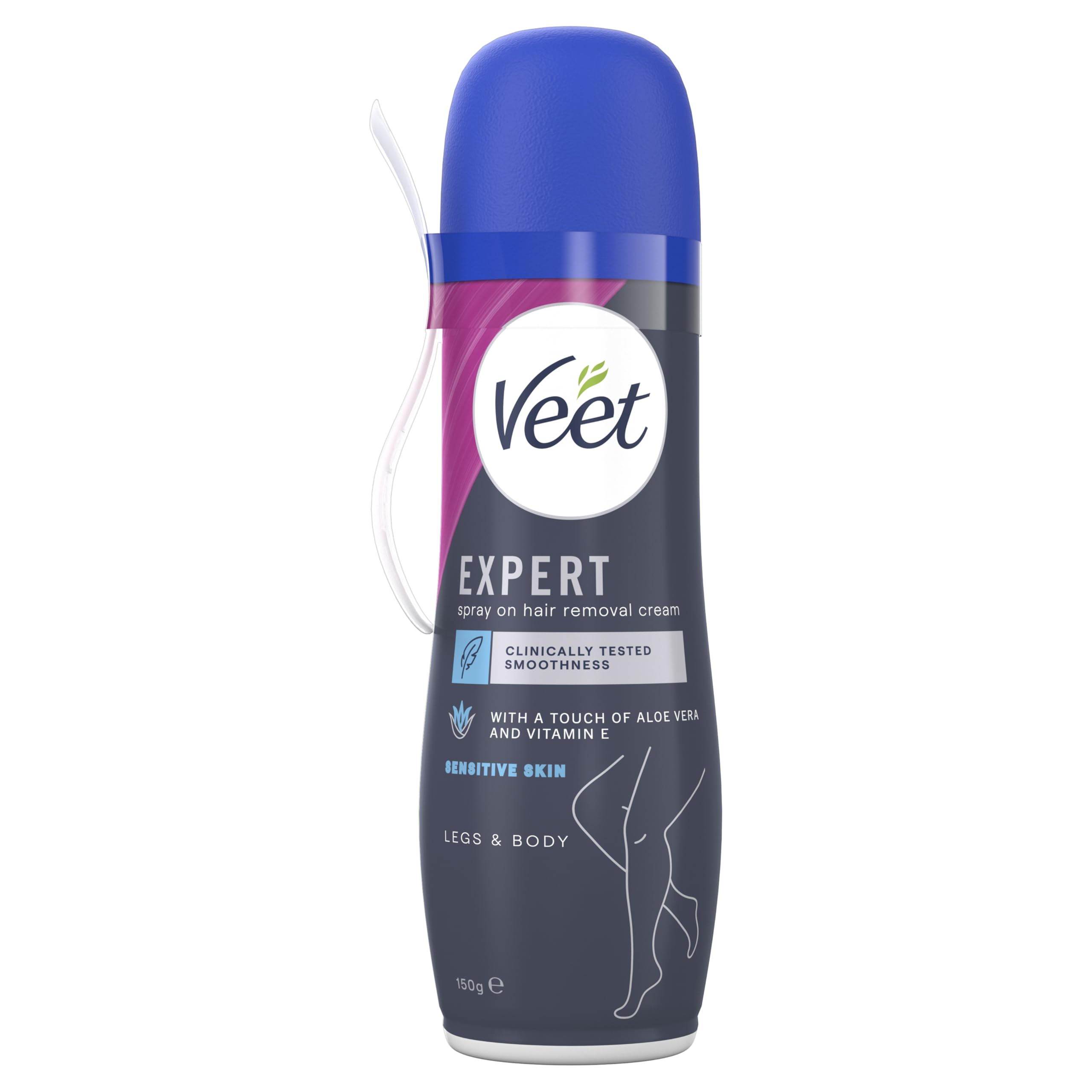 VEET Krem do depilacji w sprayu do skóry wrażliwej, 150 ml