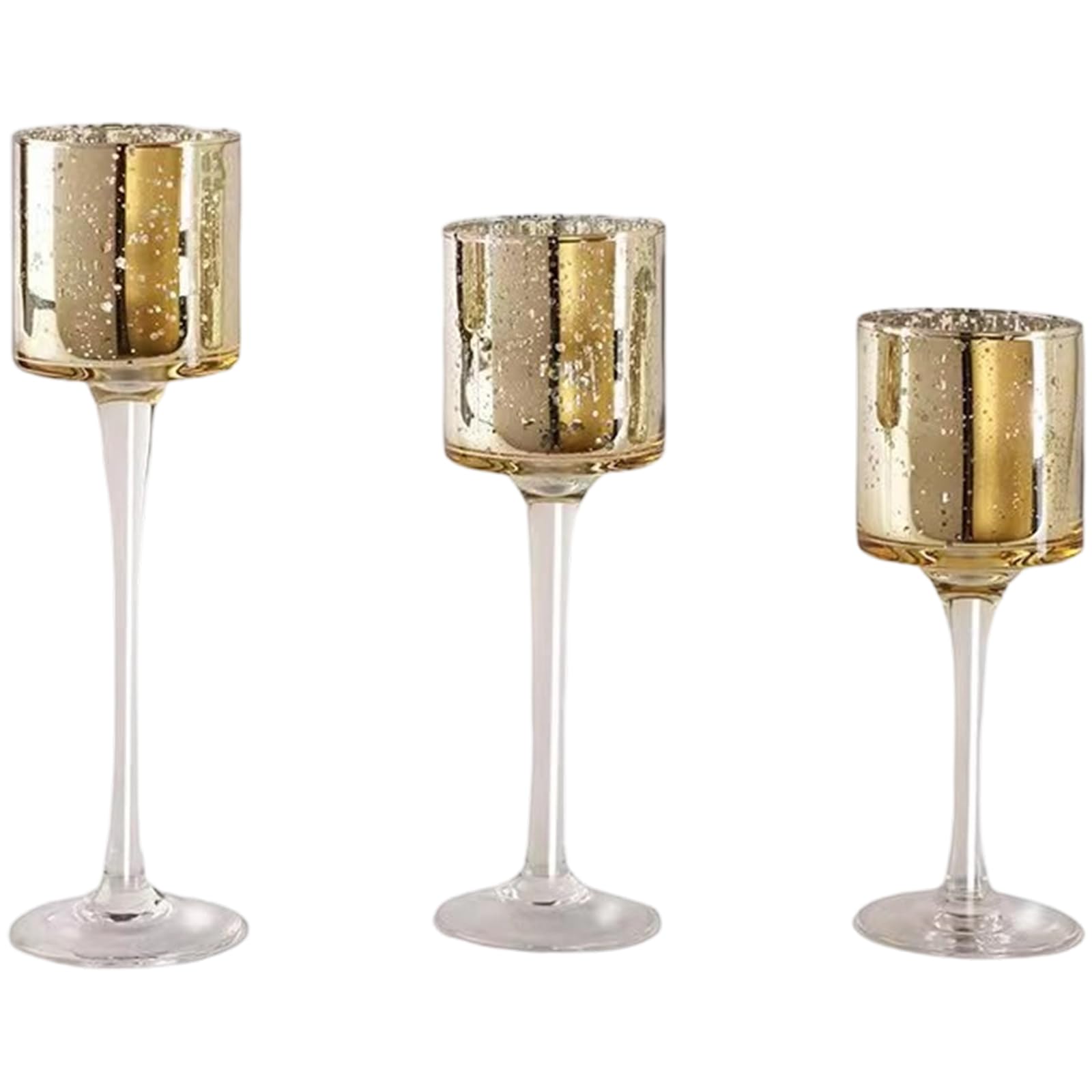 Hdoytxxm Gold Plated Votive Holders Tealight Holders Set Of 3 Decorative Tealight Candleholders For Table Centerpieces Wedding Table Centrepieces Wedding