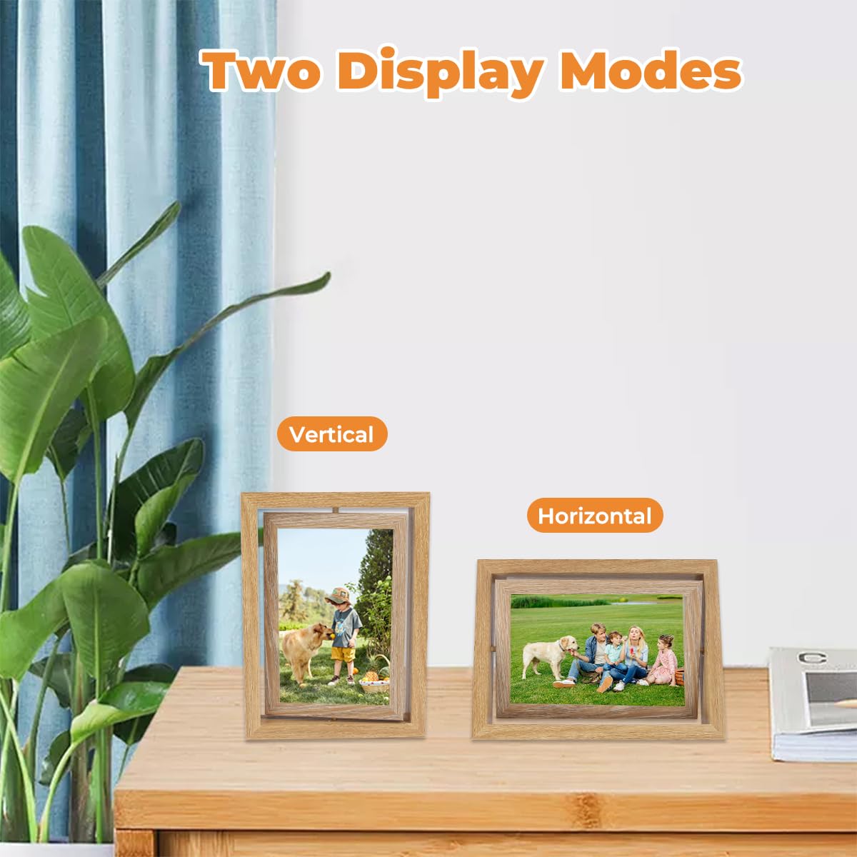 Cadre Photo Bois 10X15 Nancy Vintage Blanc - Cadre Photo En Bois - Cadre Vintage Avec Chevalet