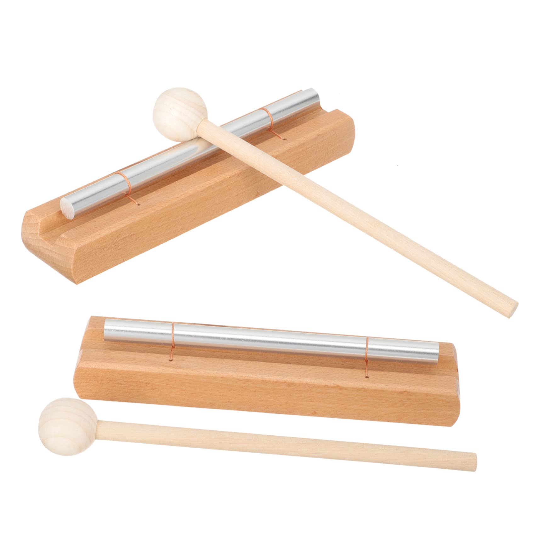 BESPORTBLE Mindfulness Hand Bell Chime Durable Chime Percussion Instruments for Classroom Meditation Safe Design for Yoga Music Exploration