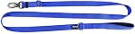 Hyhug Pets Strong and Lightweight Aviation Aluminium Clip with Adjustable Between 4 Feet and 6 Feet Leash with Tough Nylon and Soft Lined Handle for Small Dogs Lead. (Small, Sleet Gray)