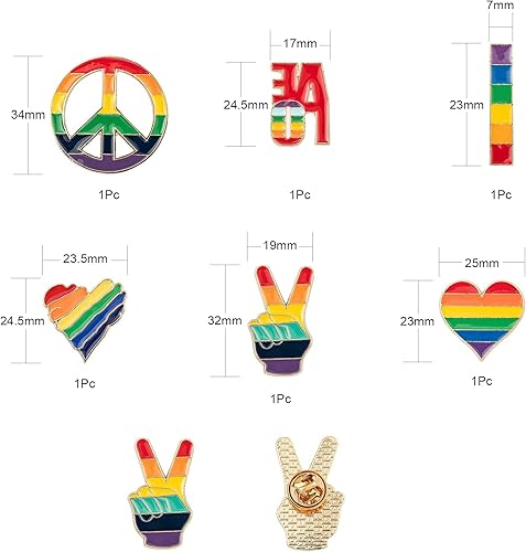 Miniatura 172 de Pandahall - Broches esmaltados de aleación con varios temas, broche de solapa, juego de pines esmaltados